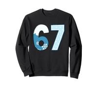 Gráfico de números de Invierno de 67 Copos de Nieve Helados de Temporada Sudadera