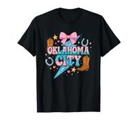 Gráfico de Oklahoma City Western Preppy Lightning Camiseta