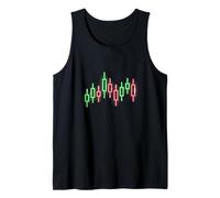 Gráfico de Operaciones, Gráfico de acciones de Velas japonesas, para el comerciante Camiseta sin Mangas