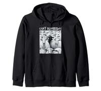 Gráfico de Oveja Stay Different Be Unique con una Oveja Negra Sudadera con Capucha