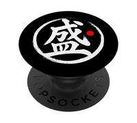Gráfico de palabras Kanji japonés "Flourish" PopSockets PopGrip Adhesivo