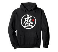 Gráfico de palabras Kanji japonés "Flourish" Sudadera con Capucha