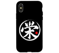 Gráfico de palabras Kanji japonés "Glory" Carcasa para iPhone X/XS
