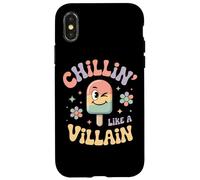 Gráfico de paletas Chillin Like A Villain Carcasa para iPhone X/XS