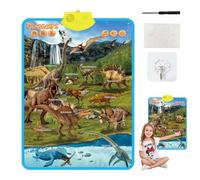 Gráfico De Pared Del Alfabeto Electrónico - PVC 41x55.5cm 310g | Tablero De Aprendizaje De Texto De Audio Interactivo Para Niños Y Niñas En Edad Preescolar De 1-5 Años | Cartel Educativo Parlante Para