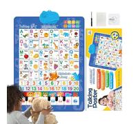 Gráfico De Pared Del Alfabeto - Juguete Interactivo Bilingüe Parlante | Pósteres De Aprendizaje, Póster Educativo Laminado, Educación Familiar Preescolar, Póster De Música En Español E Inglés, Desarro