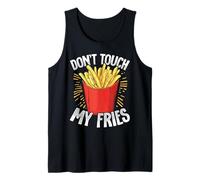 Gráfico de patatas fritas Don't Touch My Fries Fast Food Lover Camiseta sin Mangas