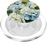 Gráfico de patrón de Flores Silvestres Acuarela Hortensi PopSockets PopGrip para MagSafe