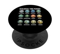 Gráfico de períodos de Tiempo geológico Paleontología e Historia de la Tierra PopSockets PopGrip Adhesivo