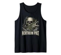 Gráfico de Pesca Northern Pike Hunter Camiseta sin Mangas