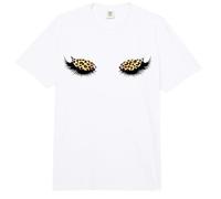 Gráfico de pestañas de Leopardo Feroz y coqueto - Beauty Queens Comfort Colors Adult Heavyweight T-Shirt