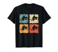 Gráfico de Piano de Cola Vintage para Hombres, Mujeres, niños pianistas Camiseta