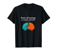 Gráfico de Piezas de Rompecabezas de células cerebrales para Parejas Camiseta