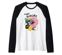 Gráfico de Poder ronquido para soñadores y Rebeldes del sueño Camiseta Manga Raglan