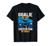 Gráfico de Portero por día para fanáticos del fútbol por la Noche Camiseta