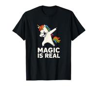 Gráfico de positividad Magic Is Real Unicorn Camiseta