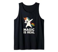 Gráfico de positividad Magic Is Real Unicorn Camiseta sin Mangas