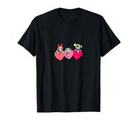 Gráfico de Powerpuff Girls Cute Hearts Cartoon Network PAPL2262 Camiseta