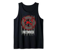 Gráfico de Primera Respuesta de la Leyenda del Bombero Retirado Camiseta sin Mangas