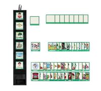 Gráfico de programación visual: gráfico de bolsillo de rutina para la hora de acostarse, 45 tarjetas de actividades y 9 tarjetas en, herramienta de aprendizaje del comportamiento para niños con