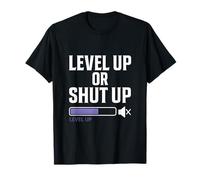 Gráfico de progresión de XP de juego para subir de nivel o callar Camiseta