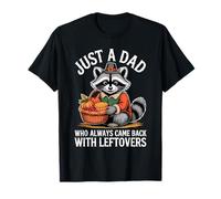 Gráfico de raccoon de gracias para papá divertido Camiseta