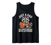 Gráfico de raccoon de gracias para papá divertido Camiseta sin Mangas