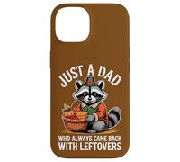 Gráfico de raccoon de gracias para papá divertido Carcasa para iPhone 14