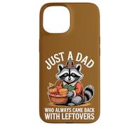 Gráfico de raccoon de gracias para papá divertido Carcasa para iPhone 15