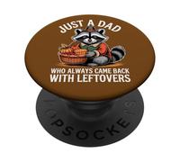 Gráfico de raccoon de gracias para papá divertido PopSockets PopGrip Adhesivo
