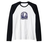 Gráfico de Retrato de Frederic Chopin - Compositor romántico poético Camiseta Manga Raglan