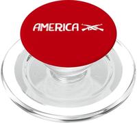 Gráfico de Rifles Cruzados patrióticos de Estados Unidos PopSockets PopGrip para MagSafe