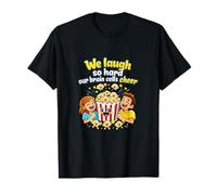 Gráfico de Risa de Palomitas de maíz de células cerebrales para Parejas Camiseta