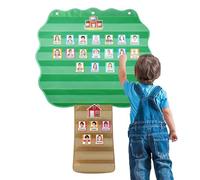 Gráfico de rutina diaria para niños - Organizador del programa visual de árbol | Planificador visual inspirado en para los más pequeños, tarjeta de rutina en edad preescolar con