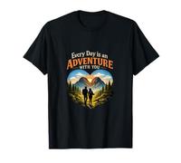 Gráfico de Senderismo para Parejas Every Day Is An Adventure with You Camiseta
