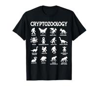 Gráfico de Silueta de Criaturas legendarias de criptozoología Camiseta