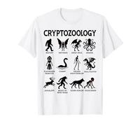 Gráfico de Silueta de Criaturas legendarias de criptozoología Camiseta