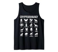 Gráfico de Silueta de Criaturas legendarias de criptozoología Camiseta sin Mangas