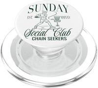 Gráfico de Sunday Club Disc Golf Chain Seekers PopSockets PopGrip para MagSafe
