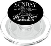 Gráfico de Sunday Girls Club Disc Golf Chain Seekers PopSockets PopGrip para MagSafe