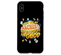 Gráfico de superpoderes para un Buen Arquero Carcasa para iPhone XS MAX