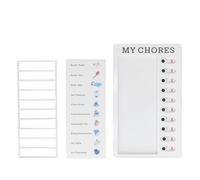 Gráfico de Tareas de 4 PCS para Niños Chart, Tabla de Tareas Desmontables, Tablero de Verificación, Tablero de Tareas de Niños para Rastreador de Hábitos O Planificador Diario (Mychores)