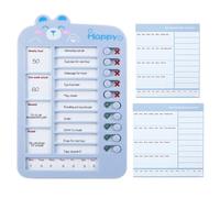 Gráfico De Tareas Deslizantes De Estudio Para Niños - Junta De Recompensas Para Niños, Organizador De Tareas Diarias | Rastreador De Hábitos De Tareas Pendientes Visuales, Planificador Semanal De Hora