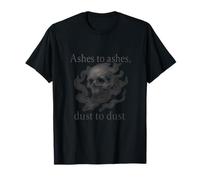 Gráfico de Terror de Calavera Fantasma Ashes to Dust Camiseta
