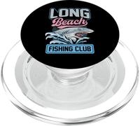 Gráfico de Tiburones de Long Beach Fishing Club California PopSockets PopGrip para MagSafe