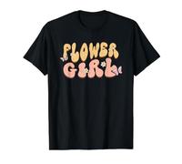 Gráfico de tipografía de Mariposa Margarita niña Flor Camiseta gráfica económica