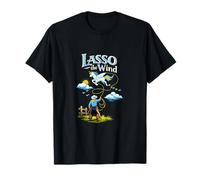 Gráfico de Unicornio Ecuestre Lasso The Wind Wrangler Camiseta