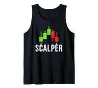 Gráfico de velas Scalper - Amante de la estrategia comercial de scalping Camiseta sin Mangas
