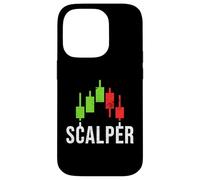 Gráfico de velas Scalper - Amante de la estrategia comercial de scalping Carcasa para iPhone 14 Pro