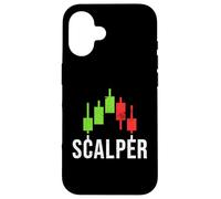 Gráfico de velas Scalper - Amante de la estrategia comercial de scalping Carcasa para iPhone 16